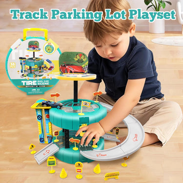 TIRE RAIL CAR TRACK SET